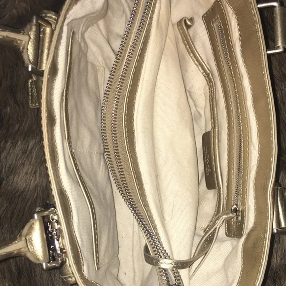 MK Gold/Silver Tone Purse - Picture 6 of 8